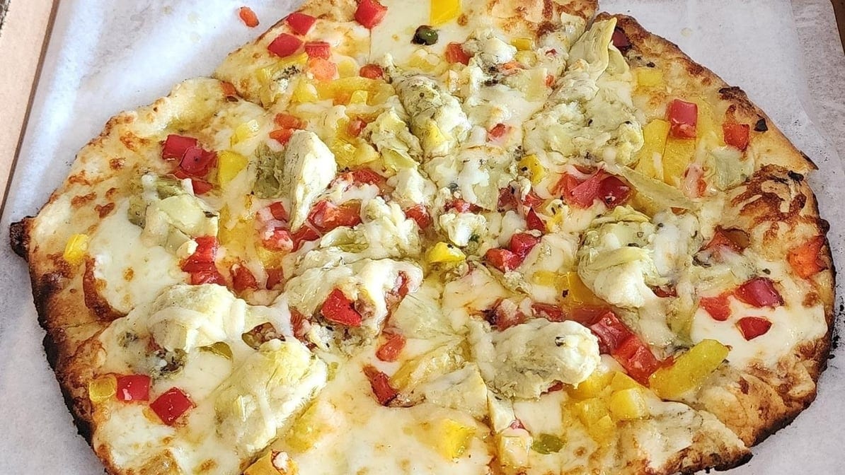 O Large Artichoke Pizza.