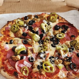 O Large Crazy Mountain Pizza