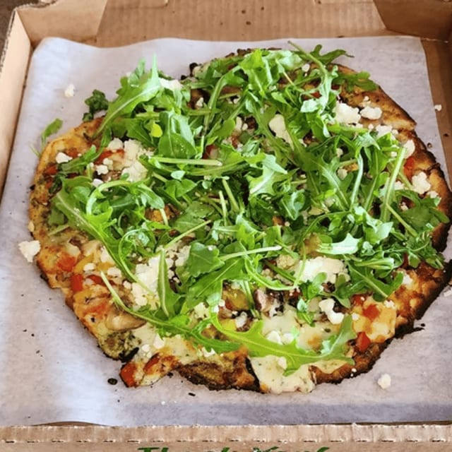 O Medium Pesto & Goat Pizza.