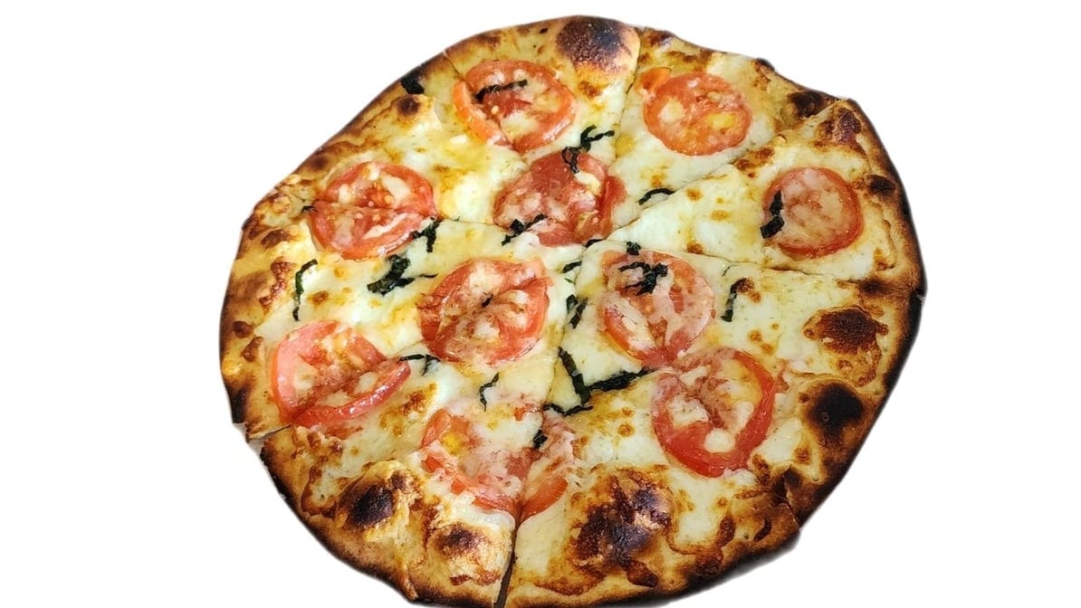 O Medium Garlic Pizza.